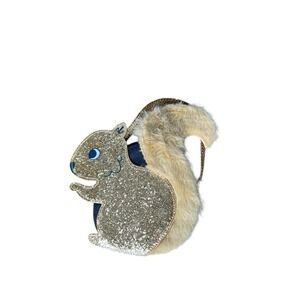 Squirrel Autumn Girls Purse Sparkle Fuzzy Tail - Target 9" x 6"